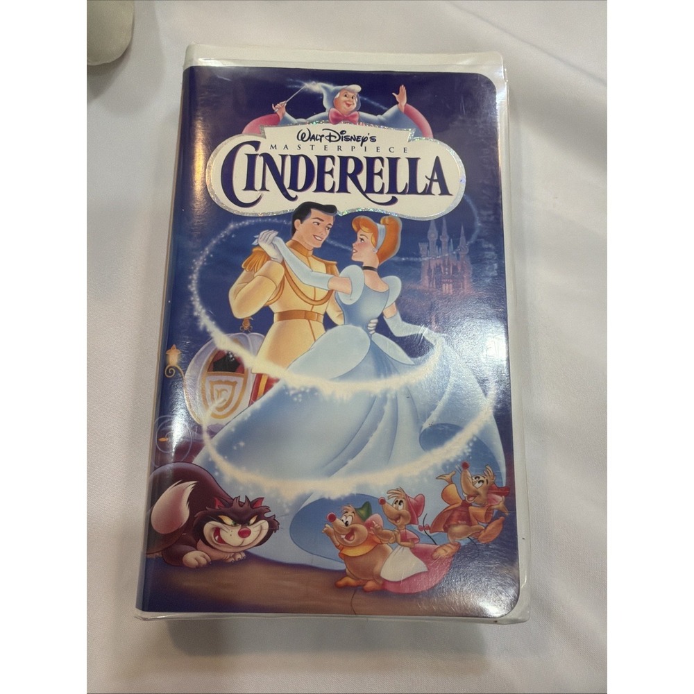 Rare Walt Disney Masterpiece Collection Cinderella 1995 VHS Clamshell